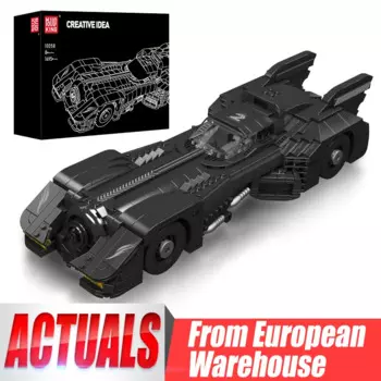 Пресс-форма King 10058 технический автомобиль, строительный блок, модель спортивного автомобиля Batmobile с оригинальной коробкой, Детский конструктор, рождественский подарок