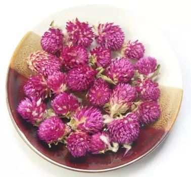 Сушеные цветы Gomphrena globosa, фиолетовые, 20 шт.