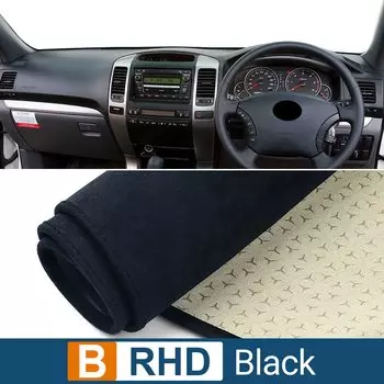 Приборная панель автомобиля, избегайте света, чехол для стола, нескользящий коврик для Toyota Land Cruiser Prado 120 J120 2003-2006 2007 2008 2009