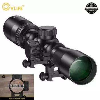 Прицел CVLIFE для винтовки 2-7X32, серия SFP Mil Dot — сверхдлинный вынос зрачка и четкое изображение, 1-дюймовый трубчатый прицел с бесплатными 20-мм кольцами для прицела