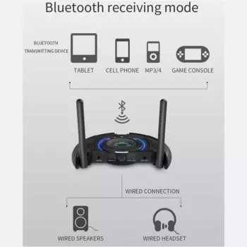 Прием и адаптер CSR 8675 с оптоволоконным Bluetooth-совместимым с 5,0, с дистанционным управлением через приложение Type-c