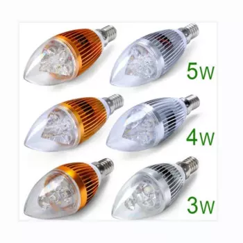 Приглушаемая Светодиодная лампа высокой мощности 3 Вт 4 Вт 5 Вт E14 E27, точечный светильник, Подвесная лампа, люстра, светодиодный светильник с прямым свесветильник