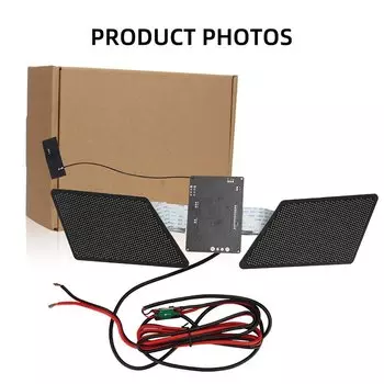 Приложение автомобиля Светодиодный дисплей «Глаз дьявола» 3C Мультимедийный плеер «Ангельский глаз» Противотуманные фары Декоративные фонари Экран дисплея «сделай сам»