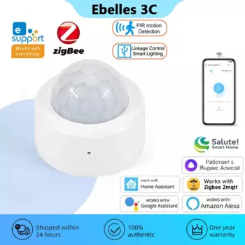 Приложение eWelink Zigbee, датчик движения, умный датчик присутствия человеческого тела, PIR, автоматизация умного дома, охранная сигнализация для жилых помещений, нужен концентратор