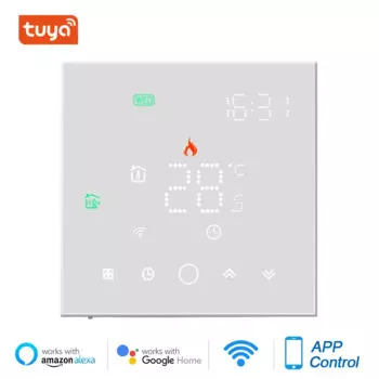Приложение Tuya WiFi умный термостат, электрическое Напольное отопление/воды/бытовой газовый котел бойлер водонагреватель Температура пульт дистанционного управления для Google Home, Alexa