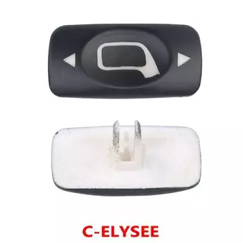 Применимо к Peugeott 307 308 Citroen C-ELYSEE Кнопка зеркального переключателя с кнопкой подъема зеркала