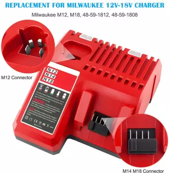 Применяется для быстрой комбинированной зарядки Milwaukee M12-18FC, зарядное устройство M12 M18