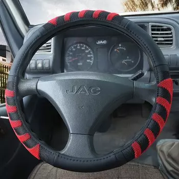 Принт грузовика, автобуса, чехол рулевого колеса автомобиля диаметры для 36, 38, 40, 42, 45, 47 (Европа) 50 см 7 размеров для того, чтобы выбрать углеродное волокно черный, красный динамический