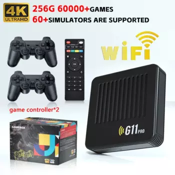 Приставка Игровая G11 Pro 4K HD, 128 ГГц, 40000 встроенных игр