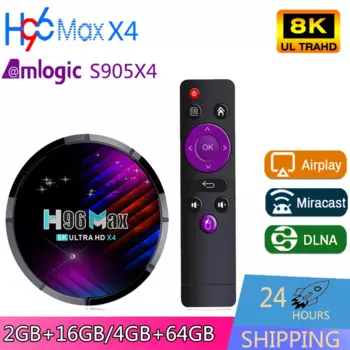 Приставка Смарт-ТВ H96 MAX X4, Amlogic S905X4, 2,4G и телефон, двойной Wi-Fi, BT4.0, Android 1000, AV1, 8K, Ethernet, M, HD2.1, ТВ-приставка Ultra HD