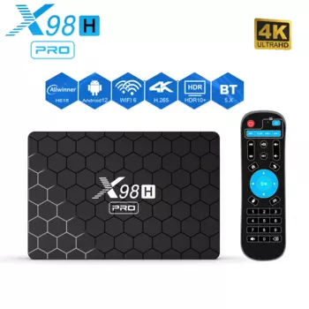 Приставка Смарт-ТВ X98H Pro, Android 12, 2,4G