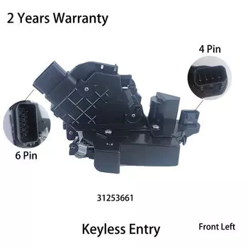 Привод дверного замка БЕСКЛЮЧЕВОЙ вход 31253661 31253662 31253663 31253664 для Volvo S80 V70 XC70