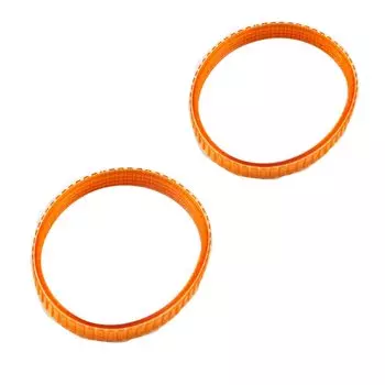Приводные ремни для строгальных станков Makita, 2 шт., оранжевые, искусственная кожа