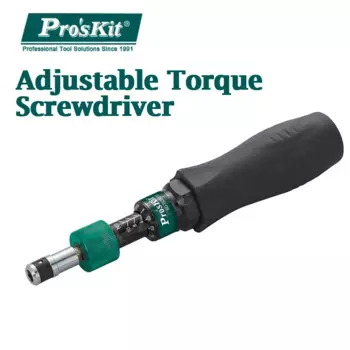 Pro'sKit SD-T635 Регулируемая динамометрическая отвертка Ключ по часовой/против часовой стрелки Управление крутящим моментом Легкая регулировка Точность Крутящий момент ± 6,09, гаечные ключи Инструменты
