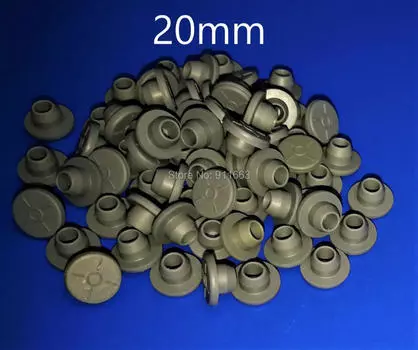 Пробки из бутилового каучука SUNNYPK, серые, 50 шт.