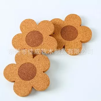 Пробковые подставки MOONBIFFY Flower
