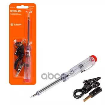 Пробник Автомобильный С Лампой И Проводом Пластик/Металл 6/12/24В 140Мм (Acp-01) AIRLINE арт. ACP01