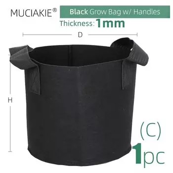 Прочные фетровые пакеты для растений MUCIAKIE