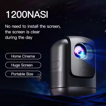 Проектор ATB LCD 4K 240ANSI со встроенным динамиком 5 Вт WIFI Bluetooth BT5.0 1920*1080P для домашнего кинотеатра