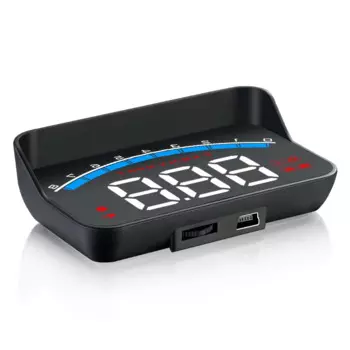 Проектор на лобовое стекло OBD HUD M6S, цифровой спидометр с ЖК-дисплеем
