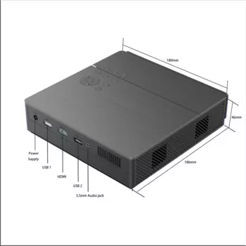 Проектор S1 Full HD 1080p, 4500 лм, Android, Wi-Fi