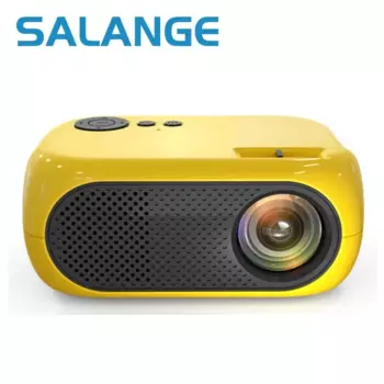 Проектор Salange M24, мини-проектор, телефон, совместимый с HDMI USB TF-картой 640*480P, поддержка 1080P, видеопроектор, подарок для детей