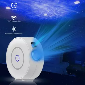 Проектор «звездное небо» умный, Wi-Fi, светодиодный проектор, галактика, звездный свет, детский ночник с таймером/голосовым управлением от Alexa и Google Tuya