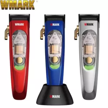 Профессиональная электрическая машинка для стрижки волос WMARK NG-9004 maglevдвигатель, 10000 об/мин, лезвие DLC, 3 цвета, корпус с магнитным присосом, Парикмахерская