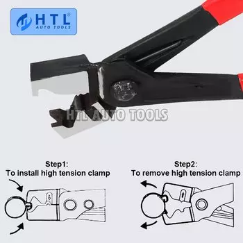 Профессиональная автомобильная водопроводная масляная трубка, металлический зажим для шланга типа «х», складной зажим для воротника, шарнирный инструмент для сапог, плоский шланг