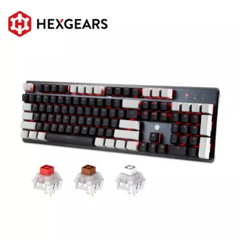 Профессиональная игровая клавиатура HEXGEARS GK715S, 104 клавиш, поддержка горячей замены, Kailh BOX версия, PBT клавиши, механическая клавиатура с RGB-подсветкой
