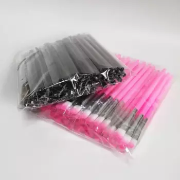 Профессиональная кисть для теней для век, многофункциональные кисти для макияжа, с пластиковой ручкой, подводка для глаз, век, косметика для губ, 50 шт.