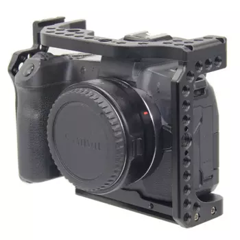 Профессиональная клетка для камеры Canon EOS R с Coldshoe 3/8 1/4 резьбовые отверстия Arca Swiss БЫСТРОРАЗЪЕМНАЯ пластина защитная клетка для камеры