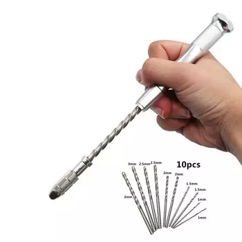 Профессиональная полуавтоматическая ручная дрель, микро хобби, ремесло, ювелирное изделие, модель дерева, перфорационный инструмент, аксессуары для ручного сверла