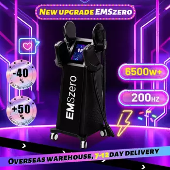 Профессиональное обновление 6500 Вт EMSzero RF Machine Nova 200 Гц EMS Машина для скульптуры тела ABS Стимулятор мышц EMSzero Устройство для похудения