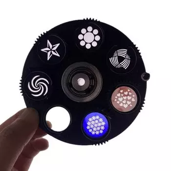 Профессиональное вращающееся колесо Gobo JINWEIGE 90 Вт