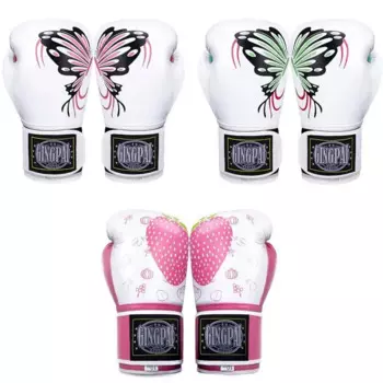 Профессиональные боксерские перчатки из ПУ кожи, 6/8/10/12 унций