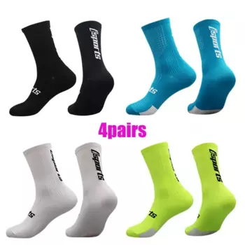 Профессиональные носки для велоспорта isports, новые мужские Спортивные Компрессионные носки, 4 пары