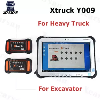 Профессиональный экскаватор Xtruck Y009, строительный экскаватор нескольких брендов, дизельное сверхмощное оборудование, диагностические инструменты FZG1, планшет