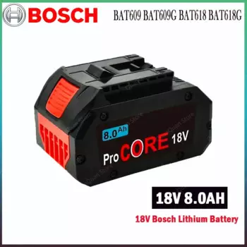 Профессиональный беспроводной инструмент Bosch 18 в 21700 Ач BAT618 BAT609 GBA18V80 аккумулятор ProCORE, запасная батарея