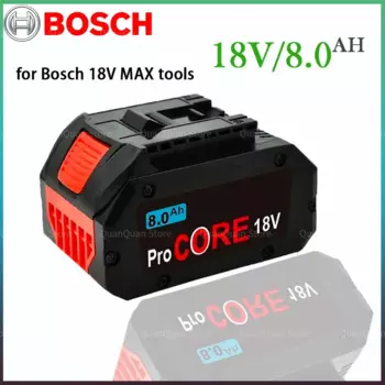 Профессиональный беспроводной инструмент Bosch 18 в 21700 Ач BAT618 BAT609 GBA18V80 аккумулятор ProCORE, запасная батарея