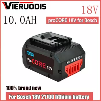 Профессиональный беспроводной инструмент для Bosch 18 в 21700 Ач BAT618 BAT609 GBA18V80 аккумулятор ProCORE запасная батарея