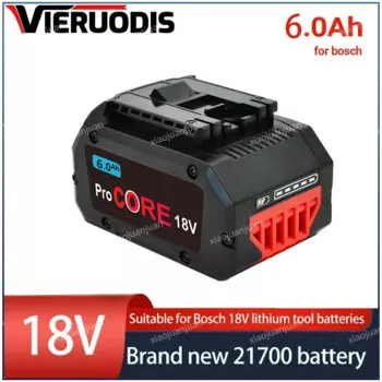 Профессиональный беспроводной инструмент для Bosch 18 в 21700 Ач BAT618 BAT609 GBA18V80 аккумулятор ProCORE запасная батарея