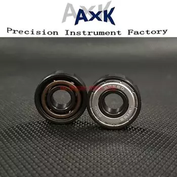 Профессиональный черный гибридный керамический подшипник 608 для скоростных гоночных роликовых коньков, скейтбордов, лонгбордов, конфет 3n4