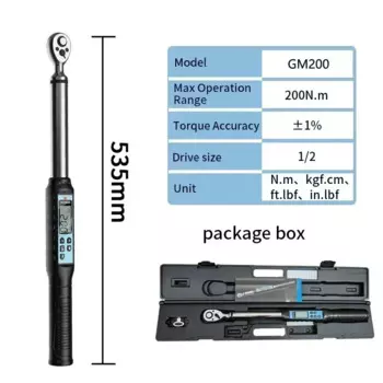 Профессиональный цифровые динамометрический ключ NITERUS GM