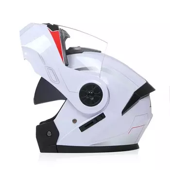 Профессиональный Гоночный откидной шлем для мужчин, мотоциклетный модульный шлем из АБС-пластика с двойными линзами