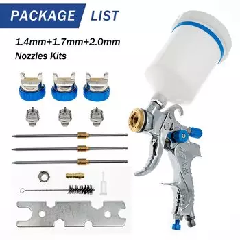 Профессиональный краскопульт DAT GRAND LAND 1,4/1,7/2,0 мм