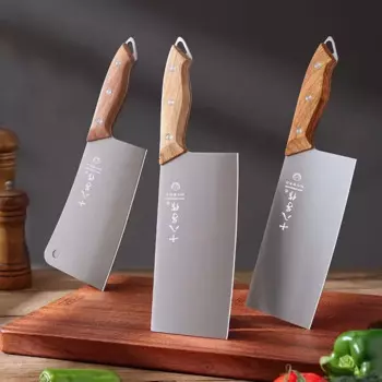 Профессиональный кухонный нож SHIBAZI шеф-повара из нержавеющей стали, устройство для измельчения мяса, инструмент для мясника