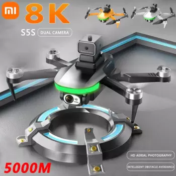 Профессиональный мини-Дрон Xiaomi S5S, складной Квадрокоптер с HD-Камерой 8K для аэрофотосъемки препятствий, световой поток, 5000 м