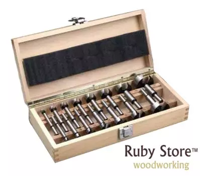 Профессиональный набор сверл Форстнера Rubyliutools 17 шт., метрический, 12-53 мм