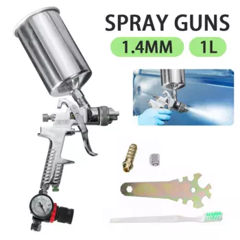 Профессиональный пистолет-распылитель HVLP, 1,4 мм, 1 л